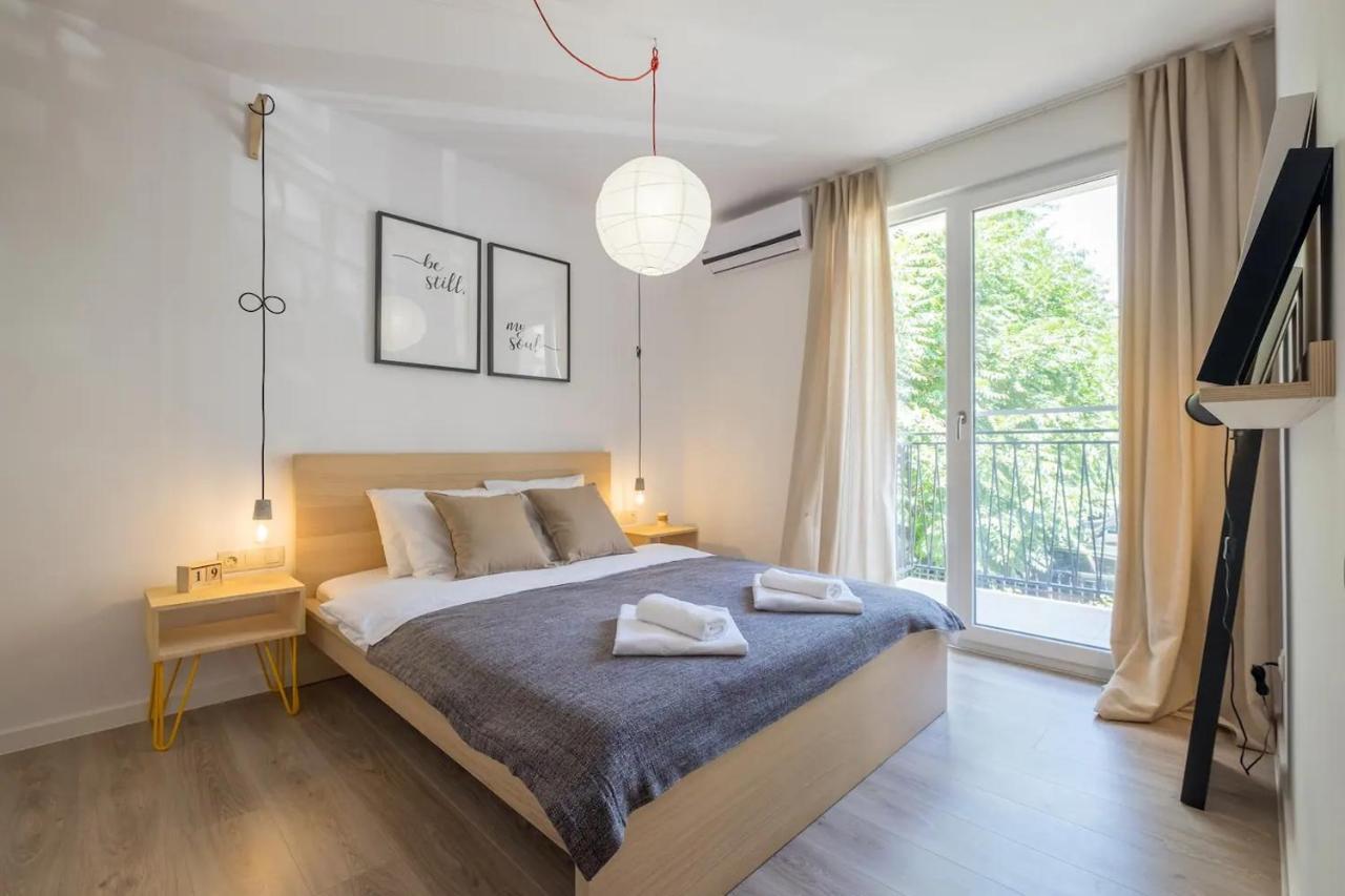 Quiet & Airy Modern Apt. Top Centre Free Parking صوفيا المظهر الخارجي الصورة